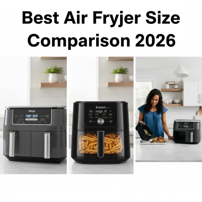 best air fryer size comparison 2026