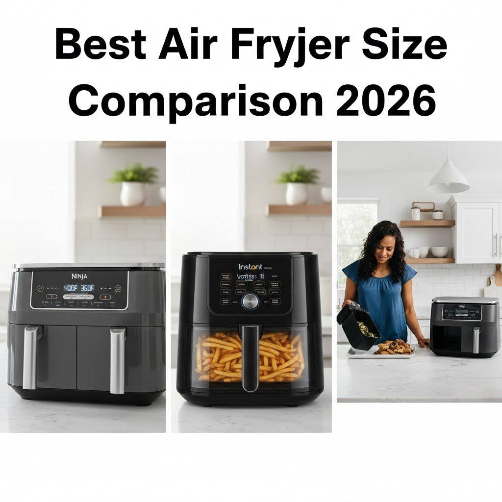 best air fryer size comparison 2026